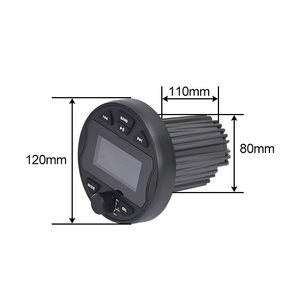 Portable Speaker Mp3 Player Radio With Display For Outdoor Boat <b>UTV</b> Golf Cart Use - Product Image 2