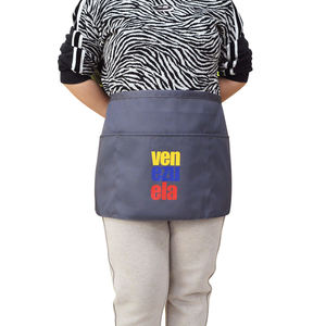 Tabliers de Serveur Sans Manches Style Européen en Polyester Coton Beige Lavables pour Serveurs et Chefs avec Logo Imprimé – Vente en Gros - Product Image 4