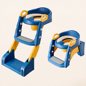 Siège de toilette SJ108 pour enfants de 1 à 7 ans, marchepied pliable pour toilettes, échelle de toilette pour usage domestique - Product Image 5