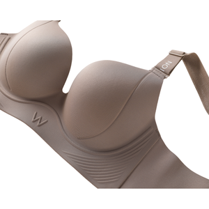 Damen Sexy Rückenfreier Nahtloser Alltags-Still-BH, Antibakteriell, Einfarbig, Dünn, Bequem, Bügelloser Cup-Support, Klein, Sekundär - Product Image 3