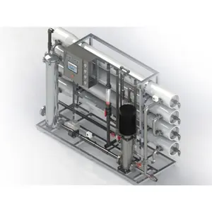 Máquina de purificação de água reverso, 50 t/d industrial osmosis purificador de água salva máquina de purificação