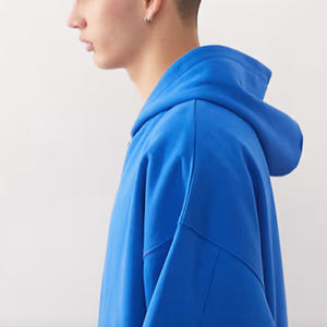 เสื้อฮู้ดซิปคุณภาพสูงแบบกำหนดเอง น้ำหนัก 300 กรัม ผ้าฝ้าย ซิปเต็มตัว สำหรับผู้ชาย - Product Image 2