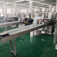 Máquina Empacadora de Flujo Horizontal Totalmente Automática para Envolver Helados y Paletas