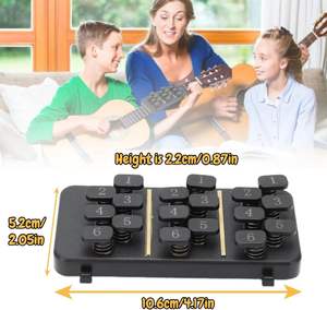 Herramienta de Entrenamiento de <span class=keywords><strong>Acordes</strong></span> de <span class=keywords><strong>Guitarra</strong></span>, Sistema de Aprendizaje, Ayuda para la Enseñanza de Dedos, Compatible con la MAYORÍA de las Guitarras Acústicas de Tamaño Completo, Fácil de Usar - Product Image 3