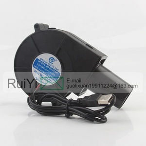 Ventilateur de refroidissement portable USB <span class=keywords><strong>mini</strong></span> BFB1005H à flux axial 9733, alimentation directe d'usine DC5V 1.20A, pour camping, barbecue, <span class=keywords><strong>four</strong></span> industriel - Product Image 4