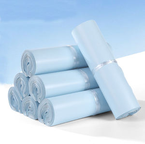 Bolsa de Envío de Plástico Ecológica con Logotipo Personalizado, Azul Claro, para Ropa, <span class=keywords><strong>Embalaje</strong></span>, Envíos por Correo, Bolsa de Envío Exprés para Tienda en Línea - Product Image 1