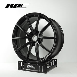 Rines Roc <span class=keywords><strong>de</strong></span> Magnesio Personalizados <span class=keywords><strong>de</strong></span> 19, 20 <span class=keywords><strong>y</strong></span> 21 Pulgadas, Monobloque Forjado, Ligeros, 5x130 5x120 para Corvette C8 Z06 Porsche 911 - Product Image 1