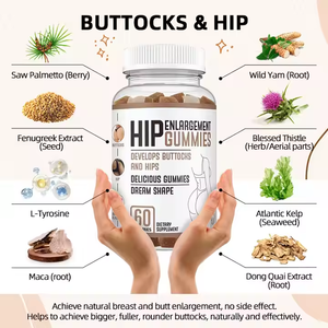 Logo personnalisé OEM pour l'agrandissement des hanches Rehausseur de courbes naturelles-Mélange d'herbes pour des fesses plus pleines et un contour féminin - Product Image 2