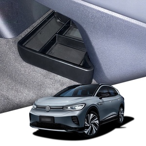 2022 scatola di immagazzinaggio dell'organizzatore della Console centrale calda per custodie per braccioli Volkswagen <span class=keywords><strong>ID.4</strong></span> accessori per supporto in vetro solare per VW <span class=keywords><strong>ID.4</strong></span> - Product Image 1