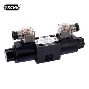 Válvula solenoide direccional electromagnética hidráulica, bloque de válvulas direccionales electromagnéticas, 2 unidades - Product Image 2