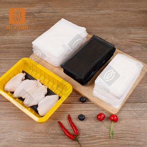 Disposable White Soaker Seafood Fresh Absorbent Pad Moisture Absorbing Pads Food Keep Fresh for Meat Pad Absprbent - Product Image 2