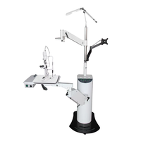 Table d'examen ophtalmique CT-600 avec chaise et support, instrument de mesure pour examen de la vue, table d'optométrie combinée, unité de réfraction