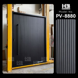 Puertas Exteriores Pivotantes de Aluminio y Acero Gris de Estilo Moderno, a Prueba de Balas, Insonorizadas, con Acabado de Superficie, Entrada Principal de Seguridad para Villa - Product Image 3