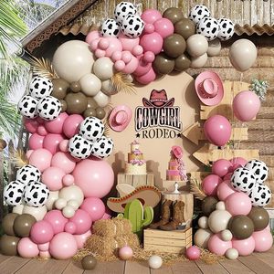 Kit <span class=keywords><strong>de</strong></span> Guirnalda <span class=keywords><strong>de</strong></span> Globos con Diseño <span class=keywords><strong>de</strong></span> Vaca Rosa y Blanca, Globos con Estampado <span class=keywords><strong>de</strong></span> Vaca <span class=keywords><strong>para</strong></span> Baby Shower, <span class=keywords><strong>Cumpleaños</strong></span>, Fiesta Temática <span class=keywords><strong>de</strong></span> Animales del Oeste - Product Image 1