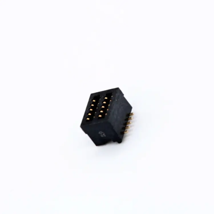 SMT 0.8mm Pitch 10Pin Au Plating Female Board To Board Dual Row Pin Connectors