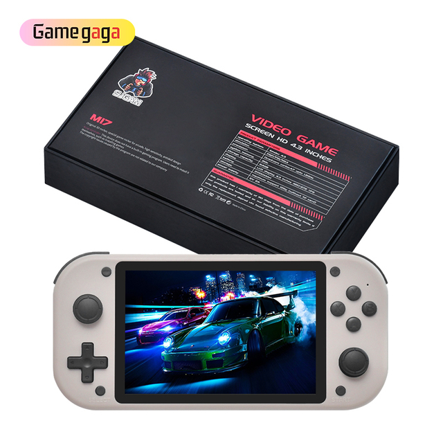Yo M17 Handheld Game Player 4.3 Inch LCD Screen Retro Video Gaming Consoles 64GB 19000 Classic Games for PSP