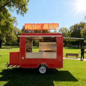 Coffee Bakery Fast Snack Ice Cream Candy Chips Catering <b>BBQ</b> Multifunctional Modern Towable Food Truck Trailer Fully Equipped - Product Image 1