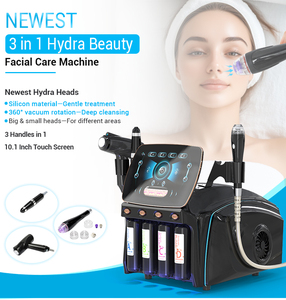 Mới nhất 360 chân không xoay loại bỏ mụn đầu đen sâu mặt làm sạch Hydra da mặt máy với Silicone Hydro đầu - Product Image 2