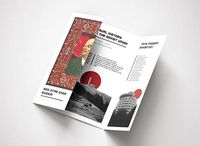 Impression de dépliants pliés en trois personnalisés, dossier promotionnel, poche, dépliant imprimable, flyer