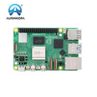 Raspberry Pi papan 5 2GB/4GB/8GB, paket aksesori perlengkapan pemula + Kit peraga B paket aksesori dengan layar sentuh DSI 7 inci