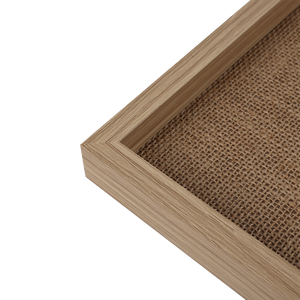 Impression encadrée florale bohème « Sauvage et Libre » – Décoration murale en toile de jute imprimée pour salon et chambre à coucher - Product Image 3