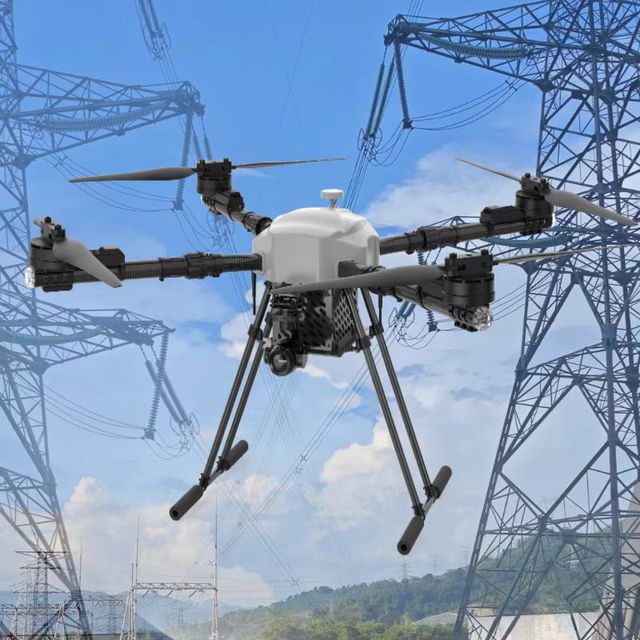 Professional Enterprise Prosumer Drones with Camera and Remote Control for Inspection 15KM Transmission Carbon Fiber Airframe