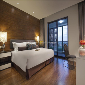 Fabricante ODM OEM, Precio de Mayoreo Directo de Fábrica, Muebles de Dormitorio para Hotel de 3 Estrellas, Juego de Cama y Ropa de Cama Personalizados con Paneles de Madera MDF - Product Image 2