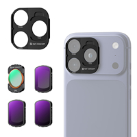 K&F Concept Base per Fotocamera a Montaggio Diretto, Set da 4 Filtri Polarizzanti e a Densità Neutra ND16 ND64 ND256 CPL ND per Telefono e DJI Pocket 3/4