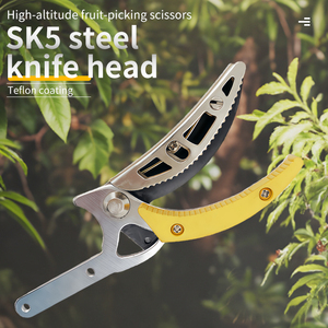<span class=keywords><strong>Ciseaux</strong></span> de cueillette de fruits et sécateurs à perche - Tête en acier SK5, conception ergonomique pour le jardinage professionnel - Product Image 4