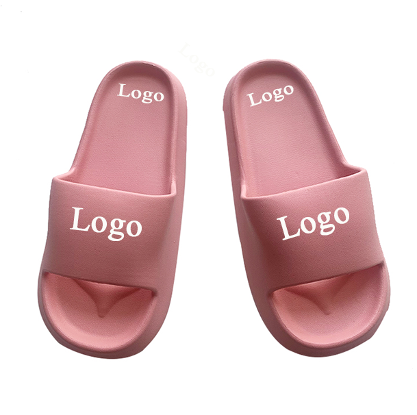 Durable Sandals Waterproof Pink Plain Blank Bathroom Summer Beach Men  Casual Sport Custom Logo Slide EVA