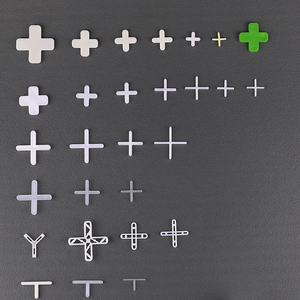 Distanziatori incrociati Premium per piastrelle da esterno Spacers-2mm 2.5mm 3mm per l'installazione di pavimenti e pareti in porcellana ceramica - Product Image 1