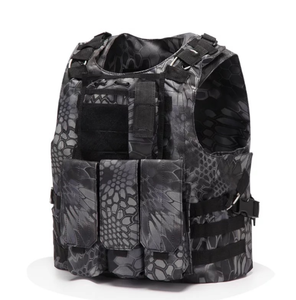 Gilet tactique Molle TV101 CP MC Sports vert, marron, kaki, camouflage, pour la terre et l'eau, camping, avec cordon en acier détachable rapide - Product Image 5