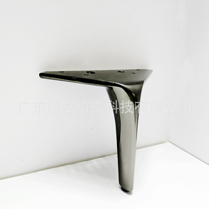Customizable Triangular <b>Table</b> <b>Legs</b> 160mm Aluminum Alloy Graphite Modern Heavy Duty Furniture Support - Product Image 5