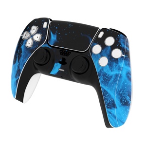 สติ๊กเกอร์ตกแต่ง PS5 Pro - ลายเปลวไฟสีน้ำเงิน สำหรับหุ้มเครื่องเล่นเกมส์ ทนความร้อน - Product Image 6