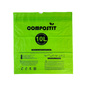 Sacchetto della <span class=keywords><strong>spazzatura</strong></span> in plastica con coulisse colorato da cucina alto biodegradabile realizzato con amido di mais con logo - Product Image 4