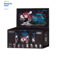 52TOYS Original Lilith Nocturnal Shroud Blind Box Figurines de Fille Style Gothique Sombre 6+1 Modèles Cachés Poupée de Collection Ensemble Complet