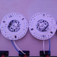 Pas de scintillement 5cct Chaînes de traction et télécommande Dimmable 120V 20W 118mm ETL FCC LED Board pour ventilateur de plafond