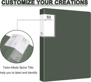 Porte-documents multi-pages en plastique transparent, porte-documents multi-pages en plastique pour documents professionnels, sac de rangement pour documents - Product Image 4