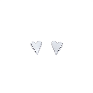 Pendientes de moda con forma de corazón, de acero inoxidable 316L con baño de oro PVD, para mujer. - Product Image 2