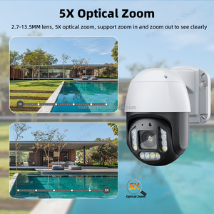 New Arrival 8MP 4k hai cách âm thanh 5x Zoom quang học ngoài trời không dây Home an ninh PTZ PoE <span class=keywords><strong>IP</strong></span> CCTV <span class=keywords><strong>Camera</strong></span> - Product Image 2
