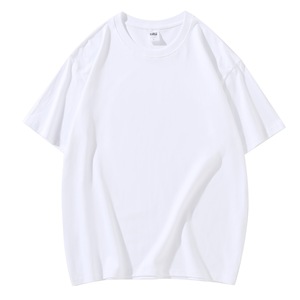 Camiseta de gran tamaño de algodón 200 Gsm para hombre, ropa de calle con hombros caídos de tamaño europeo, camiseta informal para hombre, precio bajo - Product Image 5