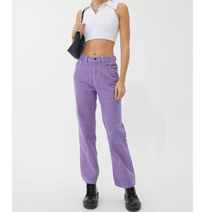 <span class=keywords><strong>Pantaloni</strong></span> caldi con cordoncino viola personalizzati <span class=keywords><strong>donna</strong></span> <span class=keywords><strong>pantaloni</strong></span> di <span class=keywords><strong>velluto</strong></span> <span class=keywords><strong>a</strong></span> <span class=keywords><strong>coste</strong></span> in cotone spesso da <span class=keywords><strong>donna</strong></span> Jeans alla moda da <span class=keywords><strong>donna</strong></span> - Product Image 5