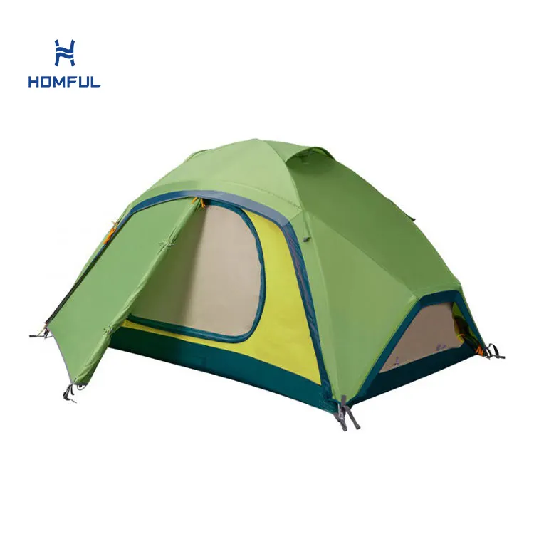 HOMFUL-tienda de campaña impermeable para 2 personas, carpa de mochilero para exteriores, tres estaciones, precio asequible