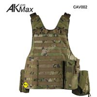 AKmax Ranger Gilet d'assaut tactique modulaire Panneau Gilet tactique Multi-cam Camouflage