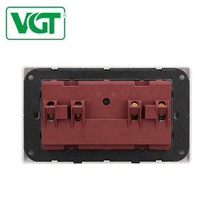 Interruptor de pared eléctrico de 2 entradas, toma VGT de China para enchufe de PC, accesorios eléctricos, estándar británico, 13A - Product Image 3