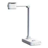 Visualizador Eloam V80 Zoom 12x HD MI VGA, Escáner de Documentos 4K, 13MP Óptico, Plegable A3, con Luz LED y Micrófono USB