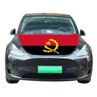 Vente en gros Angola 120x150C Housses de capot de voiture Housse de capot moteur durable et résistante à l'usure en impression numérique en soie de polyester