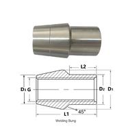 Adaptateur d'insertion métrique pour tube de raccord de tige M12x1.5 M14x1.5 M16x1.5 M18X1.5 M20X1.5 Uniball, filetage gauche et droit