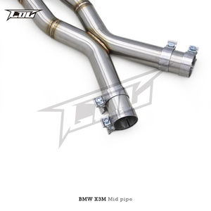 Труба средней длины/средняя труба для выхлопных труб BMW X3M/X4M F97/F98 3,0 T 2019-2023 из нержавеющей стали - Product Image 4