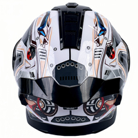 Casque de moto modulaire YM 911 ABS Flip DOT à double visière, haute résistance aux chocs, boucle à dégagement rapide pour l'aventure, le motocross, toutes saisons